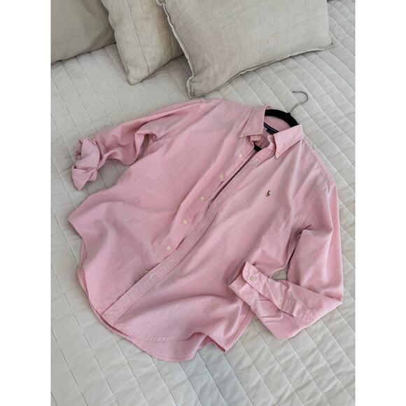 Ralph Lauren Sport Pink Oxford Button-Down Shirt - Picture 2 of 4